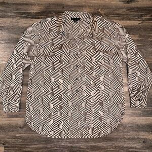 Sanctuary patterned button-up